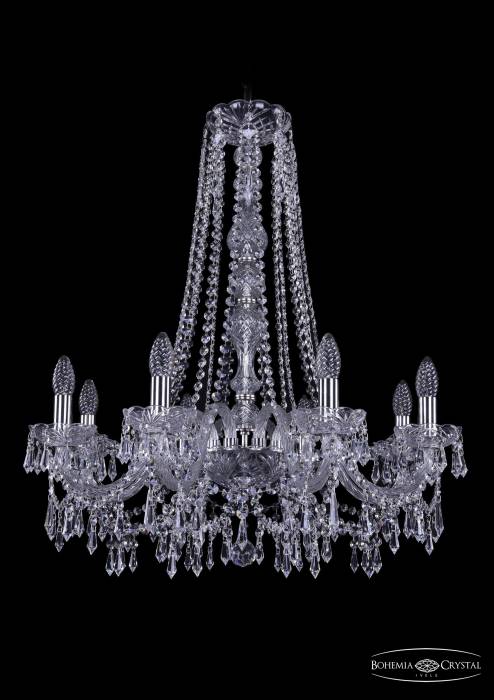 Подвесная хрустальная люстра 1403 Bohemia 1403/8/240/h-76 Ni