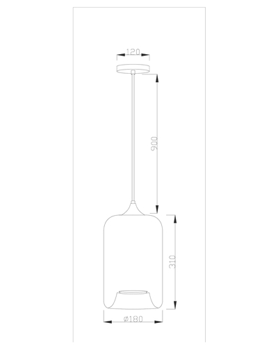 Светильник подвесной Moderli Scrum V2140-P