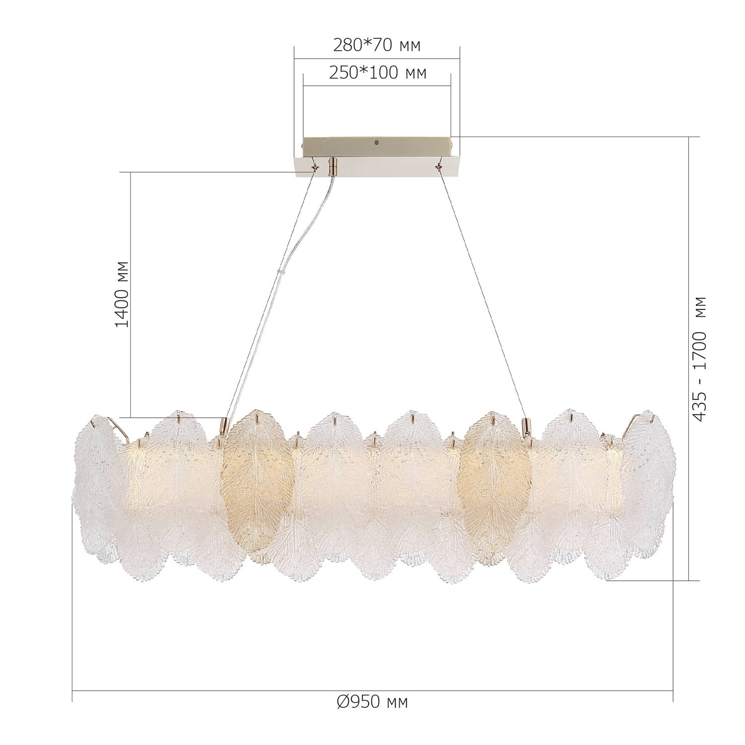 Подвесная люстра ST Luce Lightsome SL6135.233.01