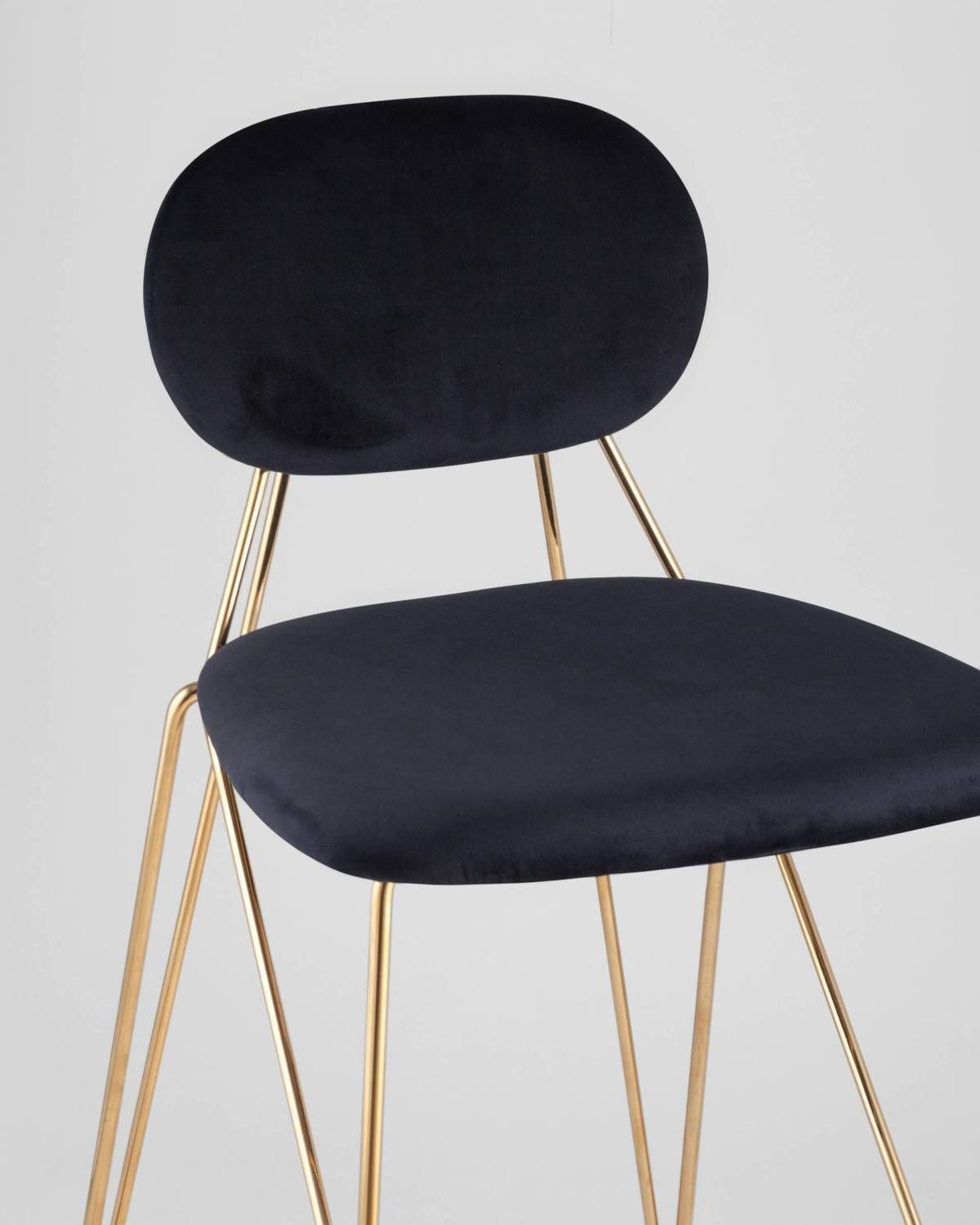 Полубарный стул Stool Group Элис FDC8001 MIDNIGHT BLUE FUT-78