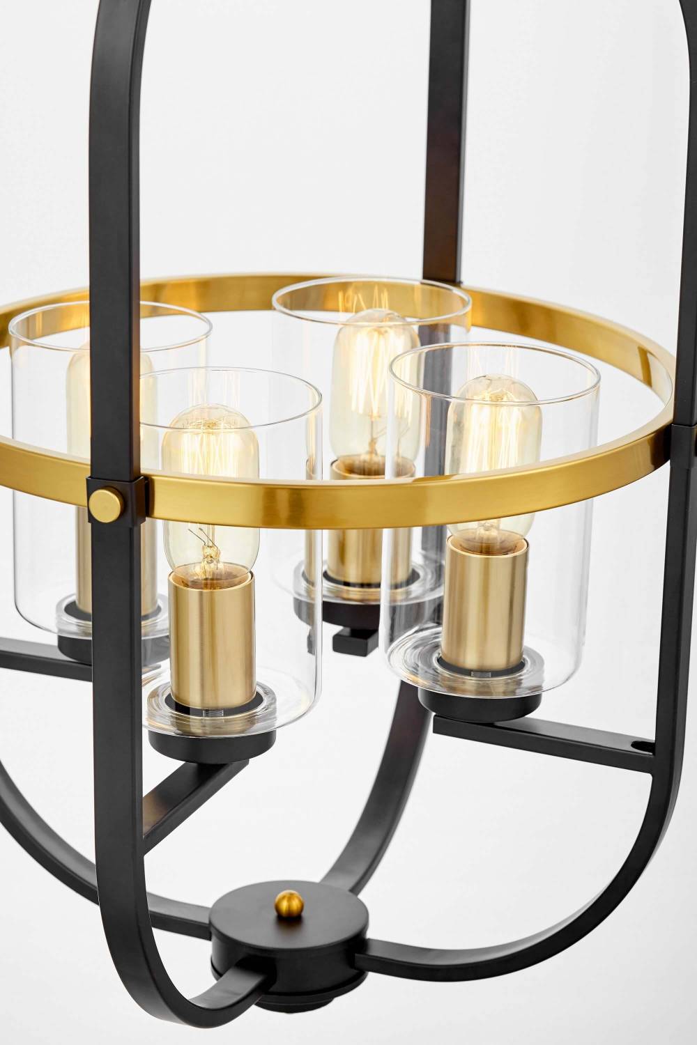 Люстра на штанге Lumina Deco Monterey LDP 1141-4 BK+MD