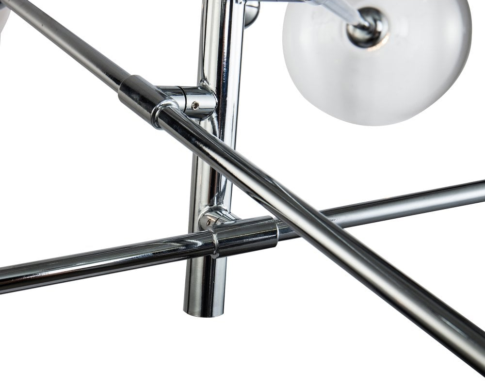 Люстра на штанге Delight Collection Globe Mobile KG0835P-6 chrome