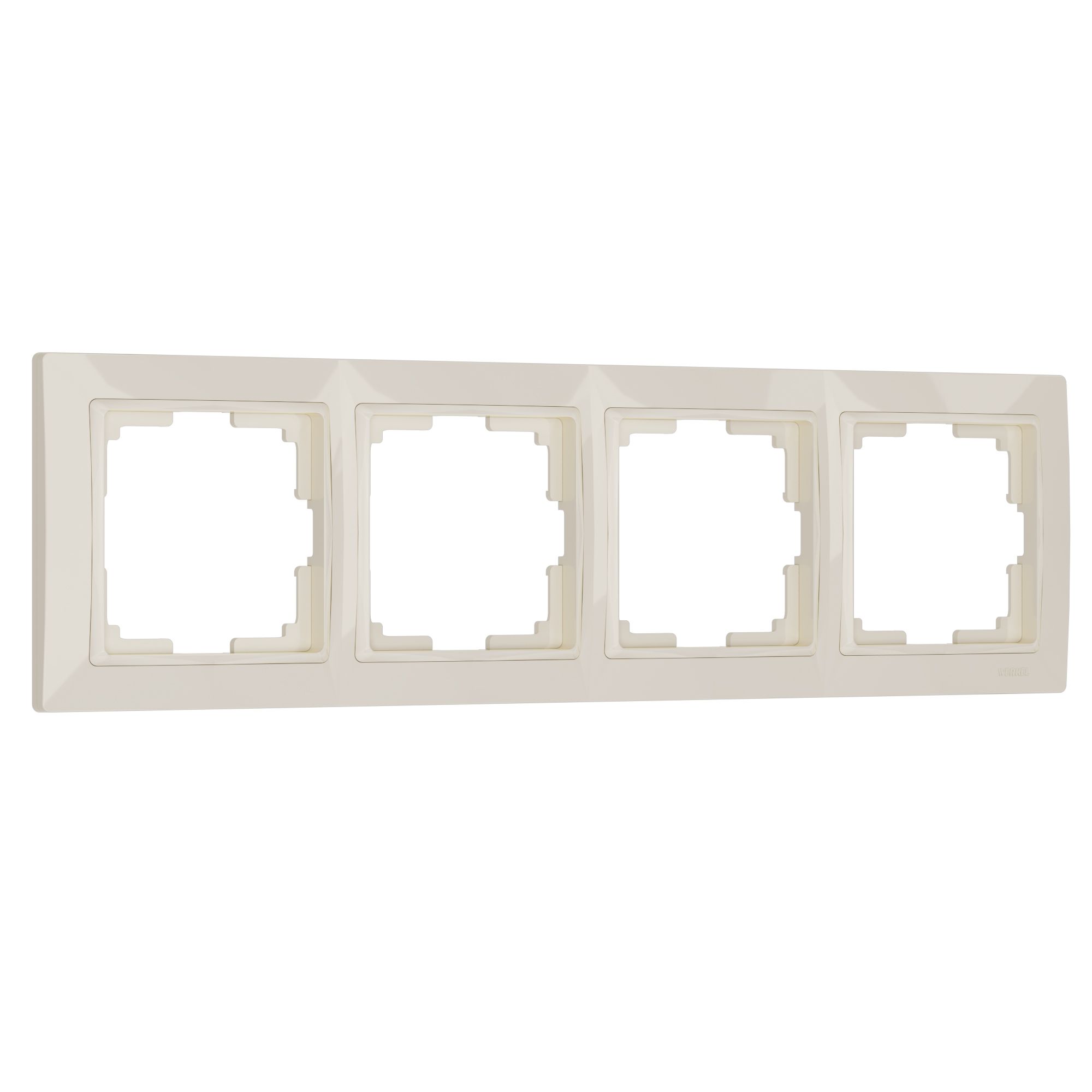 Рамка Werkel W0042003/ Рамка на 4 поста Snabb basic (слоновая кость)