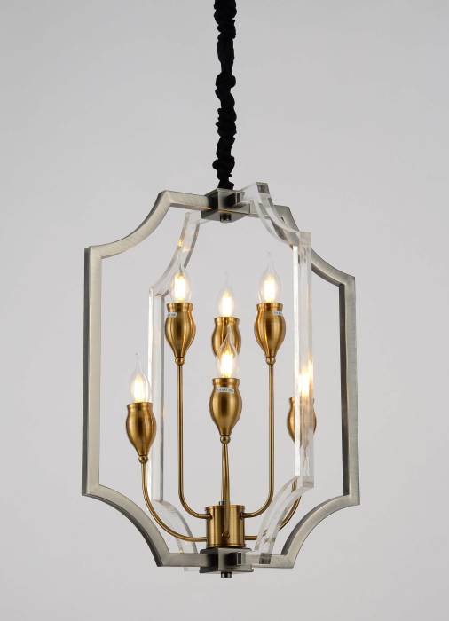 Подвесная люстра Lumina Deco LDP 8014-3+3 BK+AK