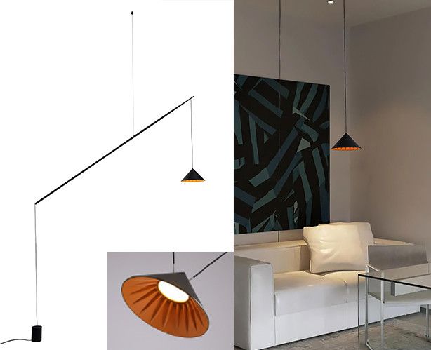 Светильник подвесной Italline 14blo IT03-1429 black/orange