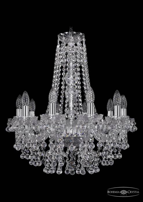 Подвесная хрустальная люстра 1409 Bohemia 1409/10/195/h-63 Ni