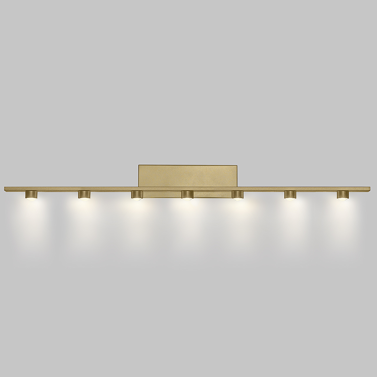 Светильник картинный LED 7*3W 4200K  Матовое золото 220V IP20 L=840 мм IL.0040.0050-7 SGD