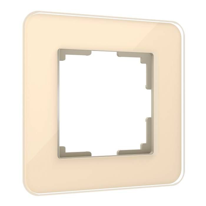 Рамка Werkel Elite айвори W0012443/ Рамка на 1 пост Elite (айвори, стекло)