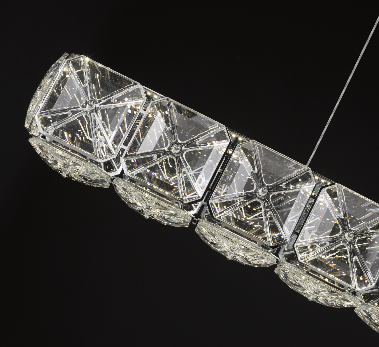 Подвесная люстра LEON MontBlanc LE3019/1000LS CH