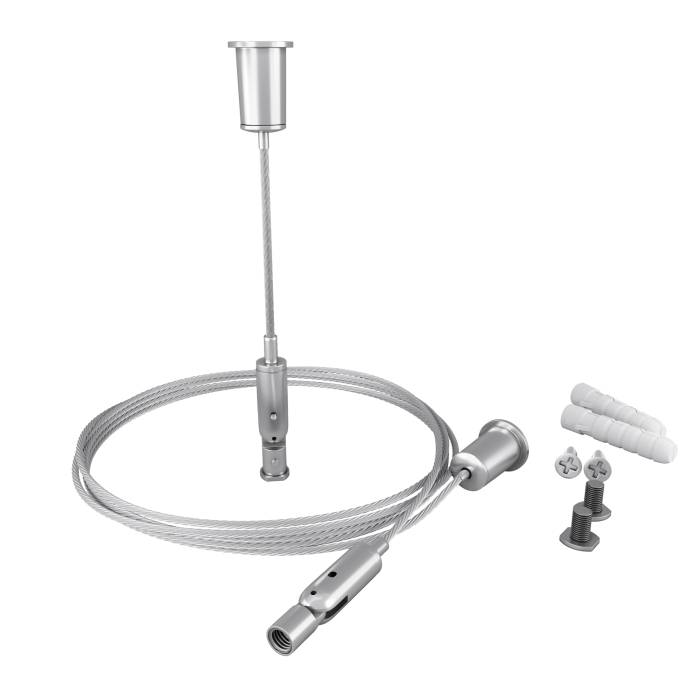 Комплект подвесов для радиусного профиля 2м. Maytoni Заглушки и крепления для профиля ALM-3535R-P-2M