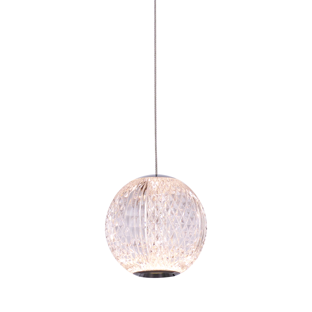 Светильник подвесной Delight Collection Elliot Diamante MD20001012-1A chrome Светильник подвесной Delight Collection Elliot Diamante MD20001012-1A chrome