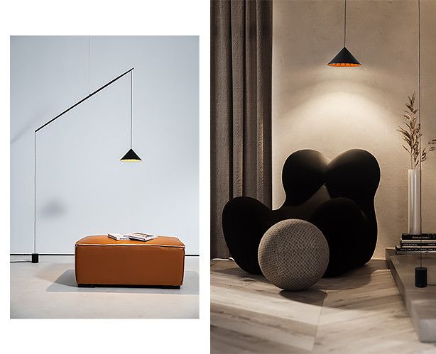 Светильник подвесной Italline 14blo IT03-1429 black/orange