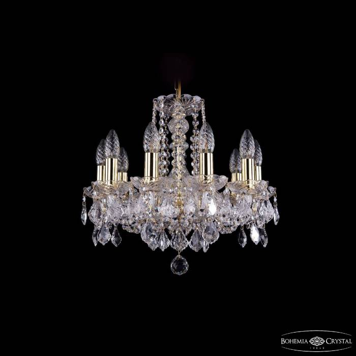 Подвесная хрустальная люстра 1402 Bohemia 1402/10/141 G Leafs