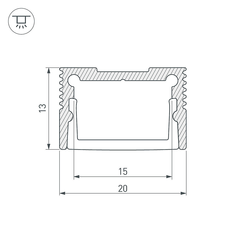 Профиль Arlight Sl-Slim 036036
