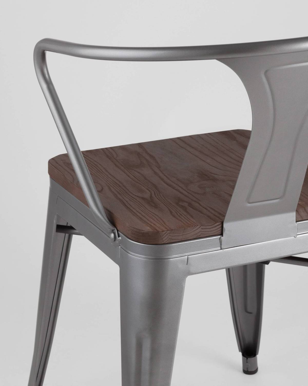 Обеденный стул Stool Group Tolix Arm Wood YD-H440AR-W YG-15