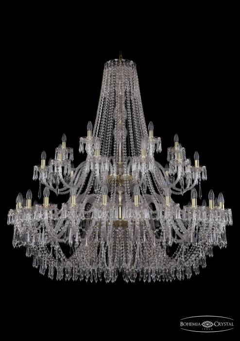 Подвесная хрустальная люстра 1403 Bohemia 1403/24+12+6/530/2d G