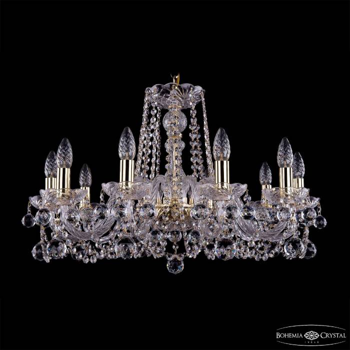 Подвесная хрустальная люстра 1402 Bohemia 1402/10/240 G Balls