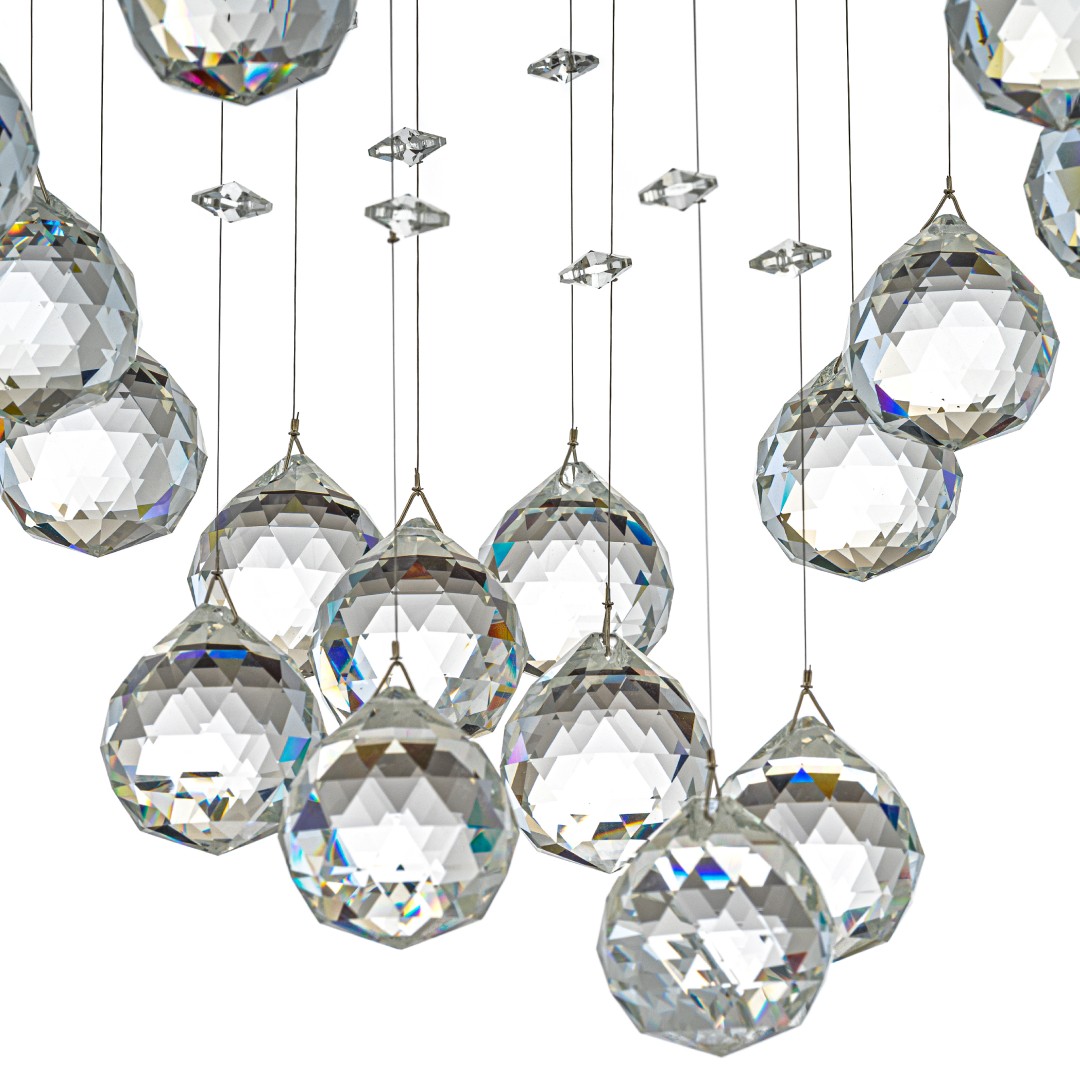 Люстра каскадная Dio D'Arte Tesoro Nickel Tesoro H 1.4.55.105 N