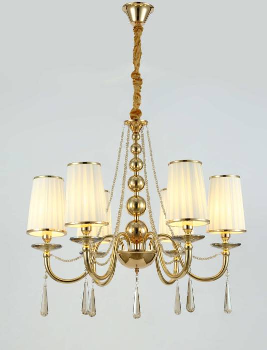 Подвесная люстра Lumina Deco Fabione LDP 1200-6 F.GD