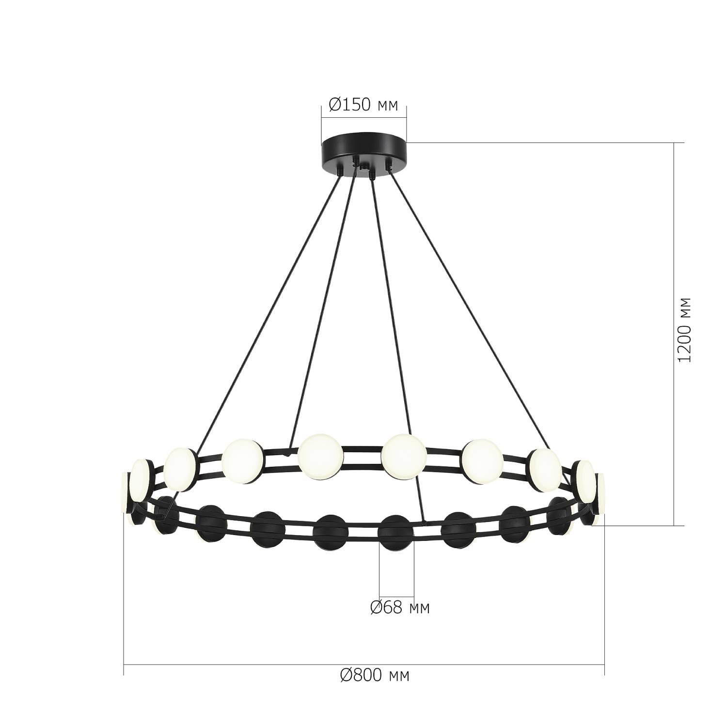 Подвесная люстра ST Luce Monro SL6610.403.20 Подвесная люстра ST Luce Monro SL6610.403.20