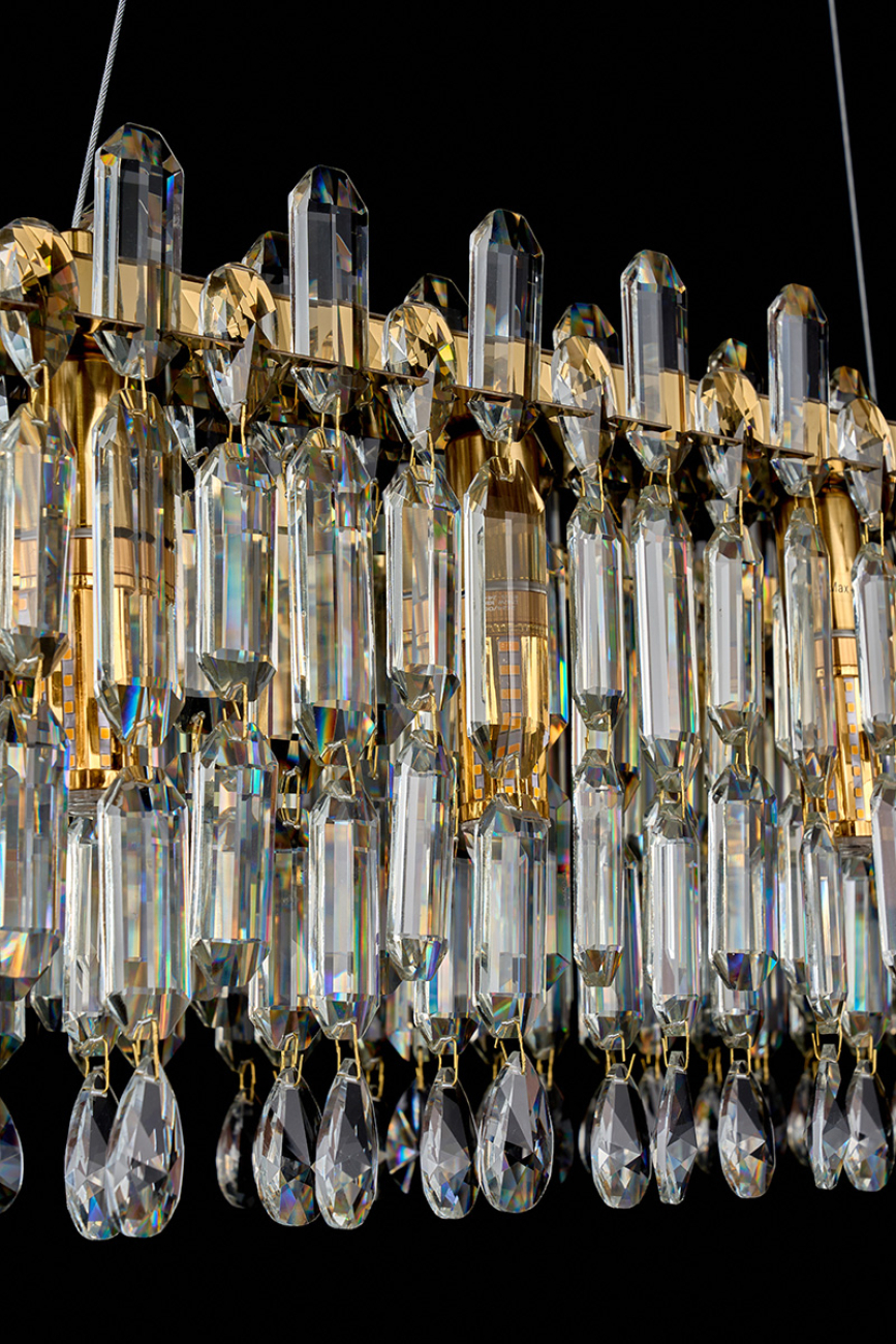 Подвесная люстра LEON Elien LE3001/1200LR GD