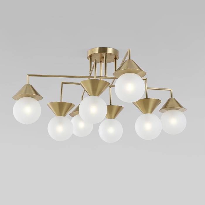 Потолочная люстра Eurosvet MELON 302002/8 латунь Smart