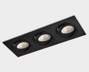 Встраиваемый светильник Italline SAG 03b SAG303-4 black/black