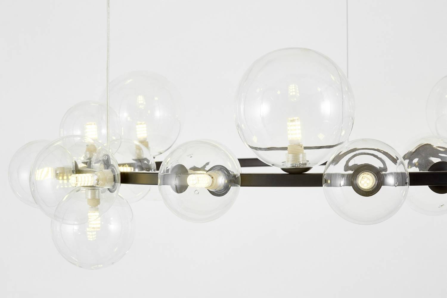 Подвесная люстра Lumina Deco Merido LDP 7033-24 BK+CL