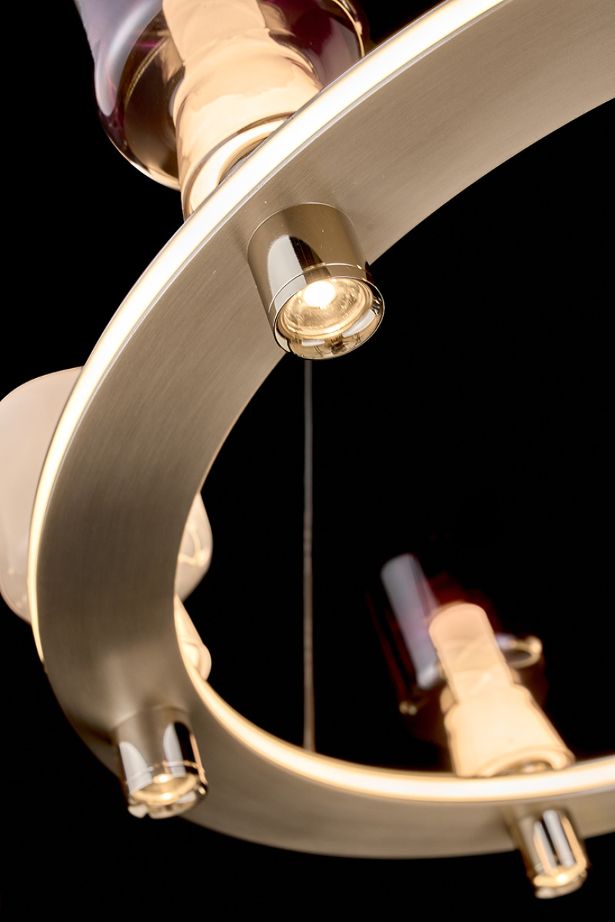 Подвесная люстра LEON Marie LE7719/6 Nickel