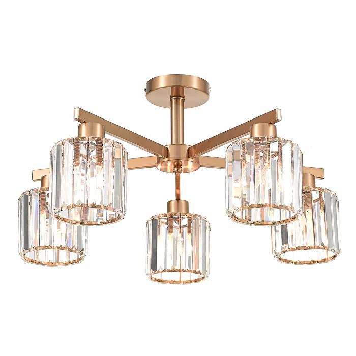 Потолочная люстра Escada Adorn 692/5P Сopper Потолочная люстра Escada Adorn 692/5P Сopper