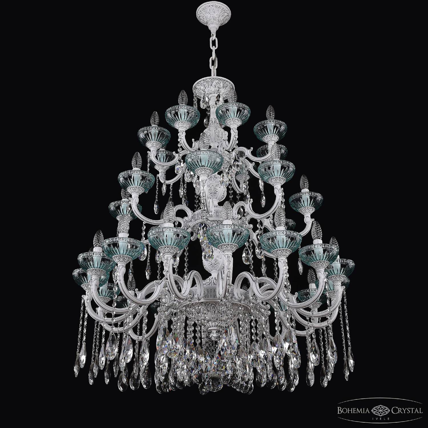 Подвесная люстра Bohemia AL7801 AL78101/16+8+8/300/3d A WMN P Birusa/M-1G