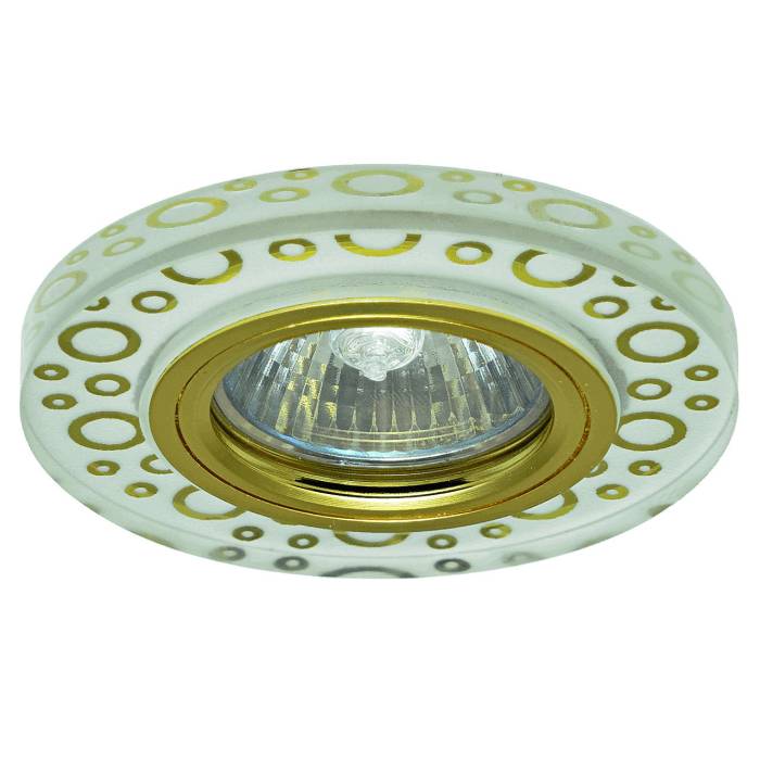 Светильник MR16+LED встраиваемый G/YEllOW MATT 35Вт+LED 3Вт IL.0026.4271