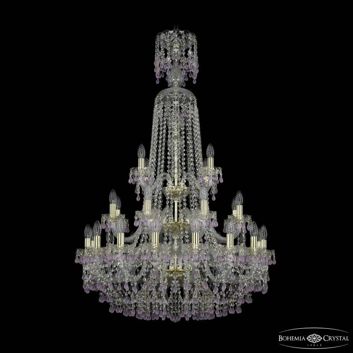 Подвесная хрустальная люстра 1410 Bohemia 1410/16+8+4/300/XL-130/3d G V7010