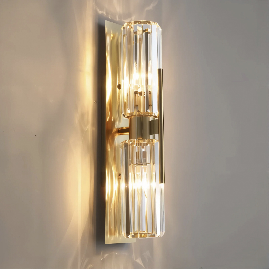 Настенное бра Delight Collection Wall lamp 88183W/D500 gold/clear