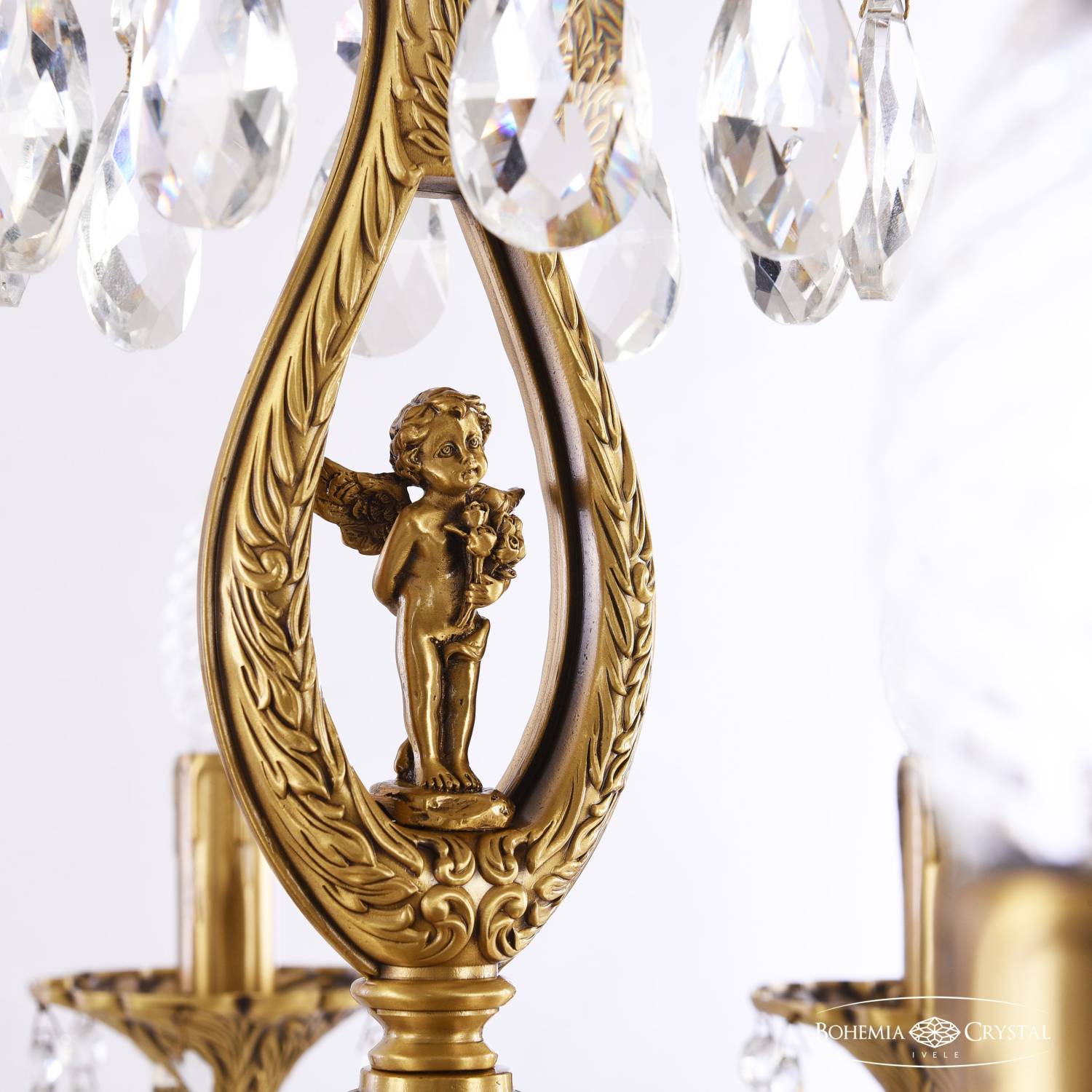 Подвесная хрустальная люстра 7201 Bohemia 72401/10/210 B FP FA10S