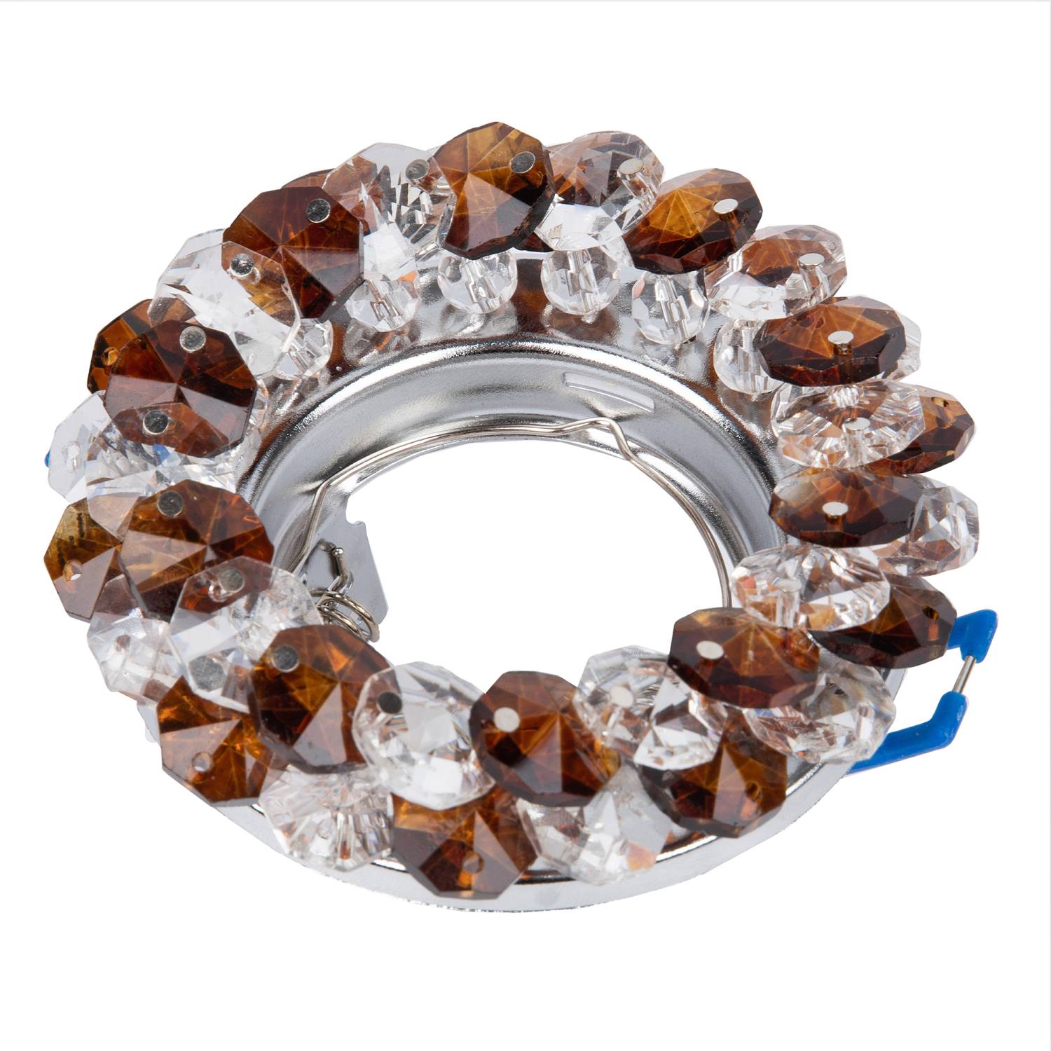 Встраиваемый светильник Fametto Fiore DLS-F130 GU5.3 CHROME/BROWN