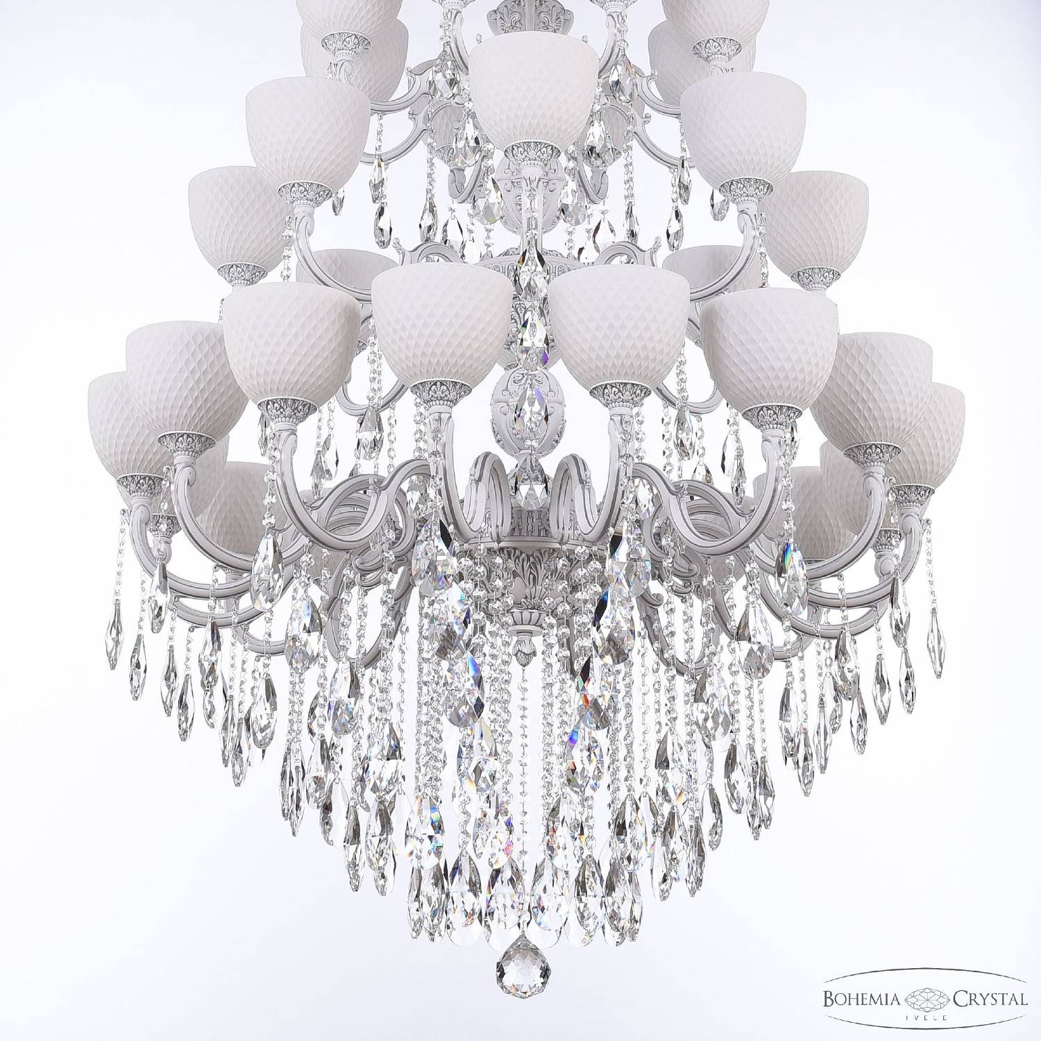 Подвесная люстра Bohemia AL7801 AL78101/16+8+8/300/3d B WMN P1 U Wave