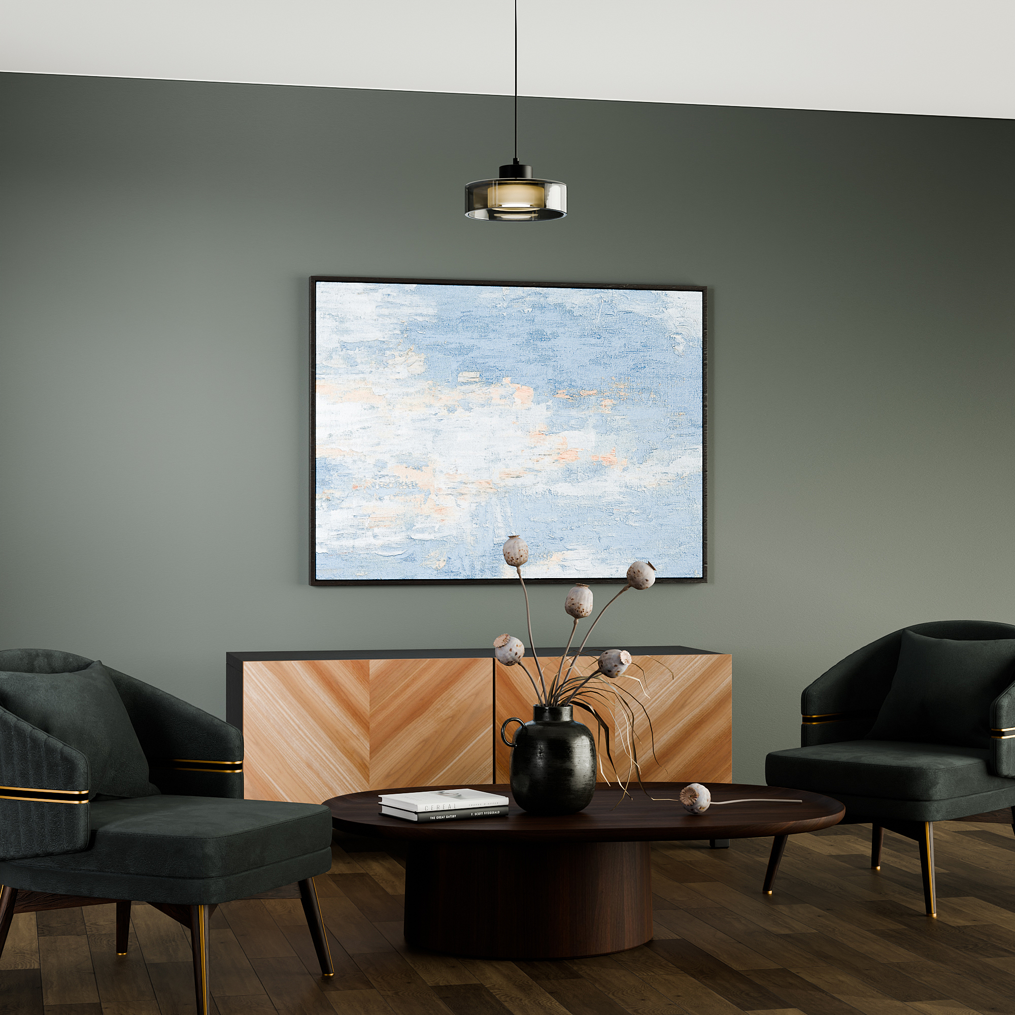 Светильник подвесной LIGHTERA Crater LE120L-20B