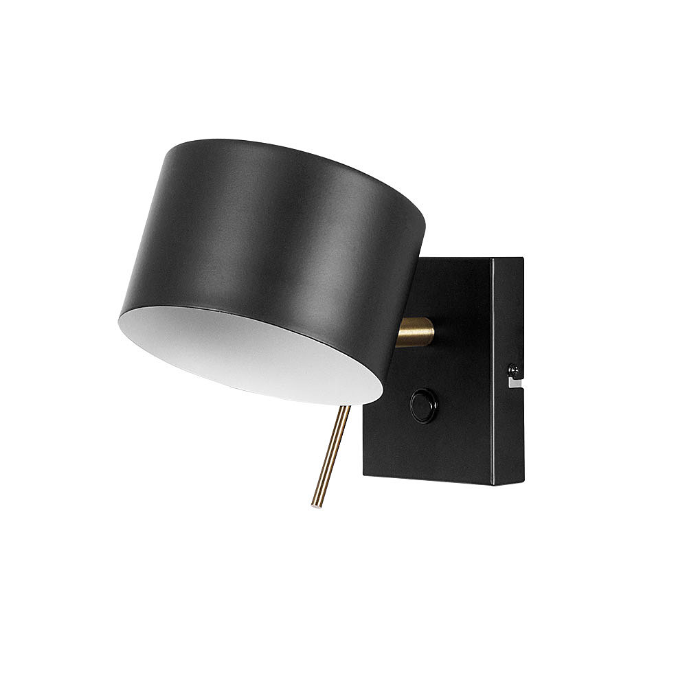 Настенный светильник Arte Lamp Sebastian A7051AP-1BK Настенный светильник Arte Lamp Sebastian A7051AP-1BK