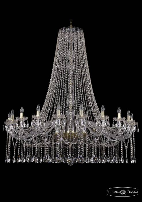 Подвесная хрустальная люстра 1413 Bohemia 1413/20/530/h-159 G