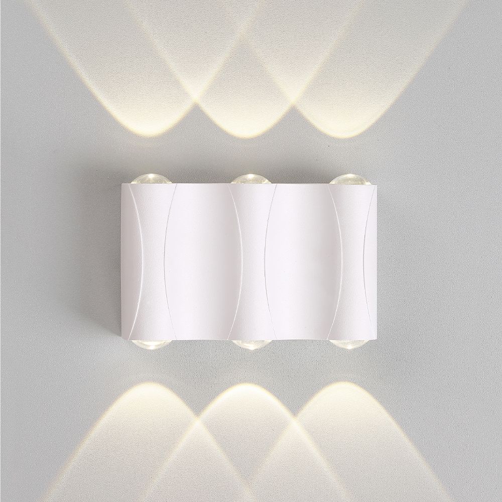Уличный настенный светильник Crystal Lux Clt 022 CLT 022W3 WH 4000K Уличный настенный светильник Crystal Lux Clt 022 CLT 022W3 WH 4000K
