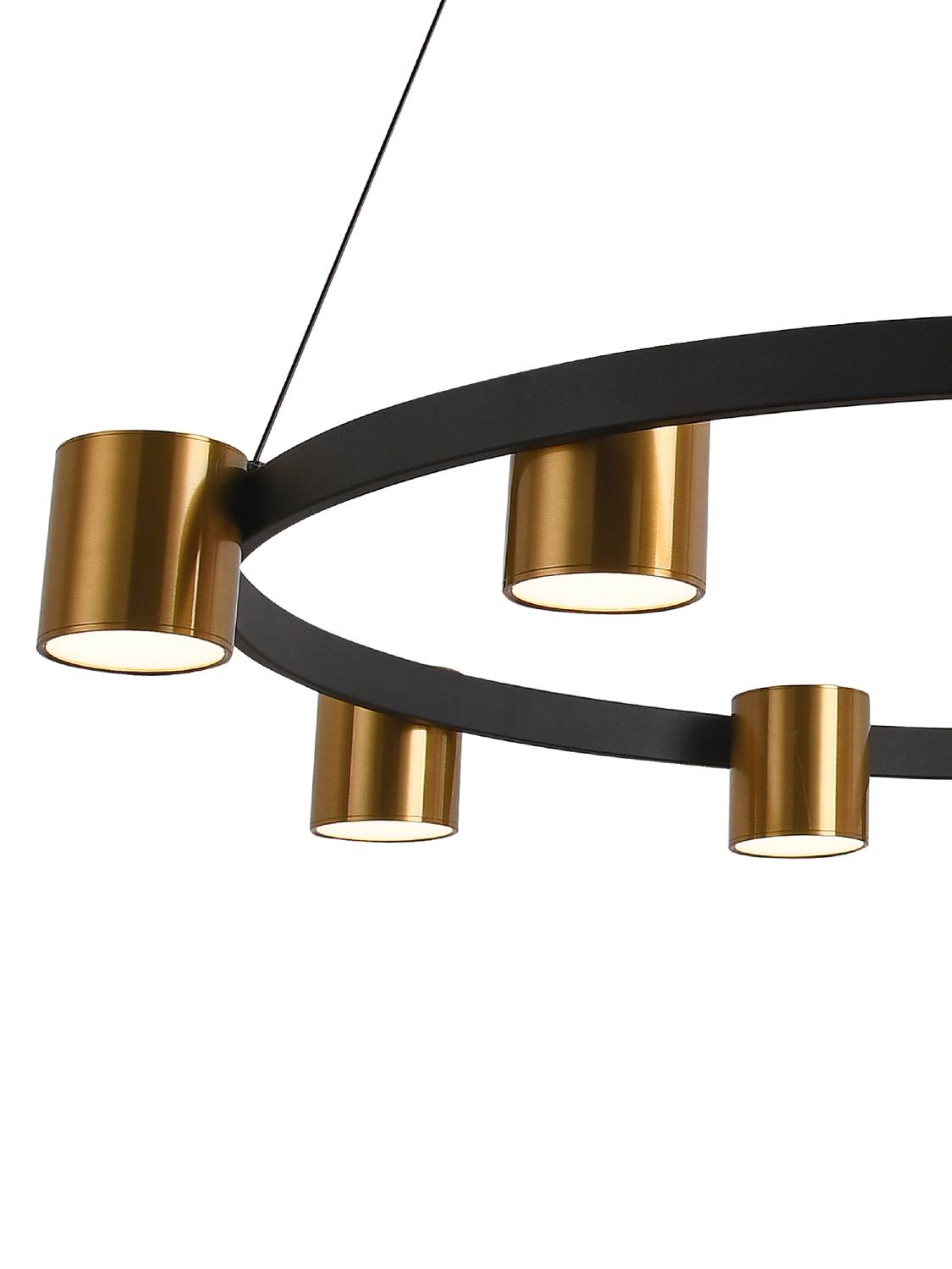 Подвесная люстра Natali Kovaltseva Loft Led LED LAMPS 81129/7C BRASS BLACK