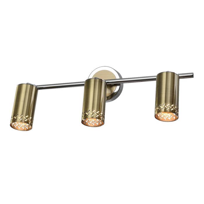 Светильник спот Gerhort G81056 G81056/3wCR+AB AB