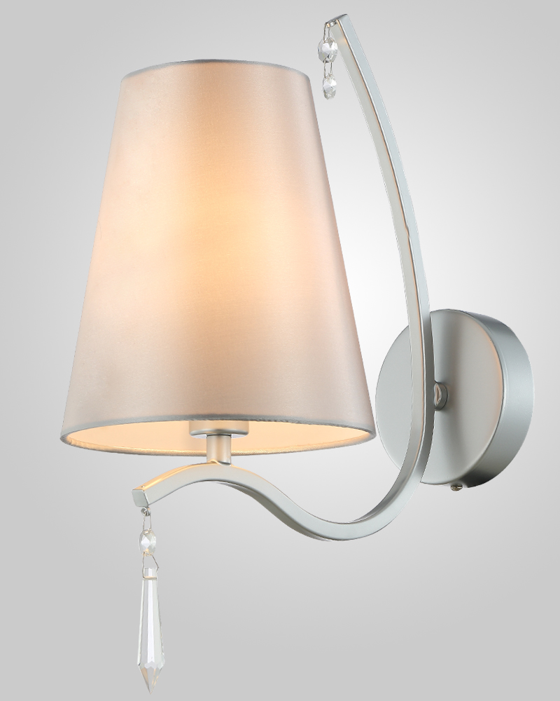 Настенное бра Crystal Lux Renata RENATA AP1 SILVER