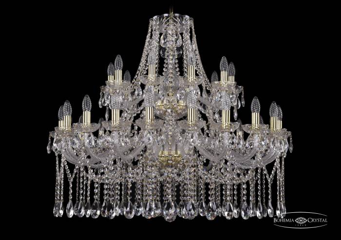 Подвесная хрустальная люстра 1413 Bohemia 1413/20+10/360/2d G
