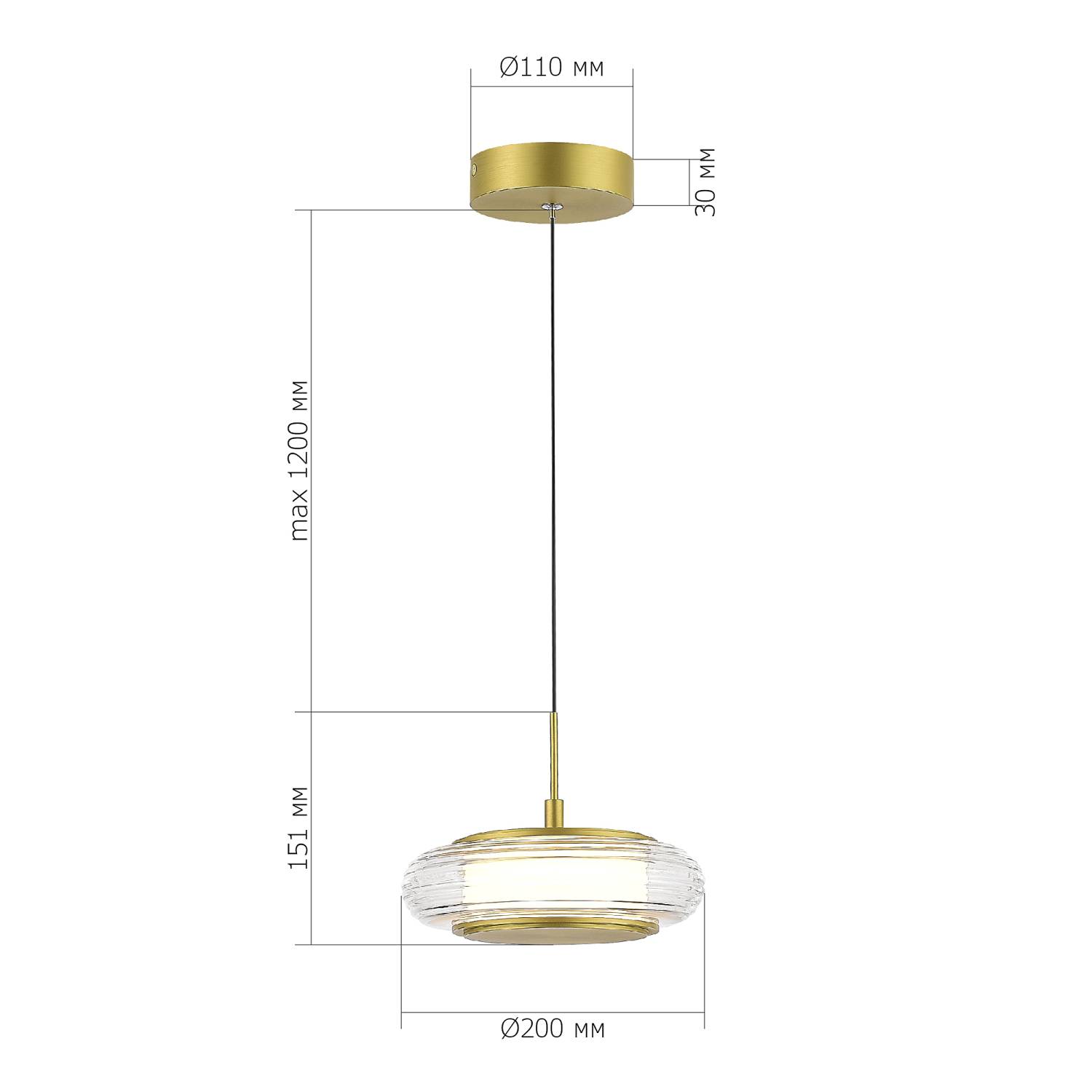 Светильник подвесной ST Luce Frittela SL6239.203.01
