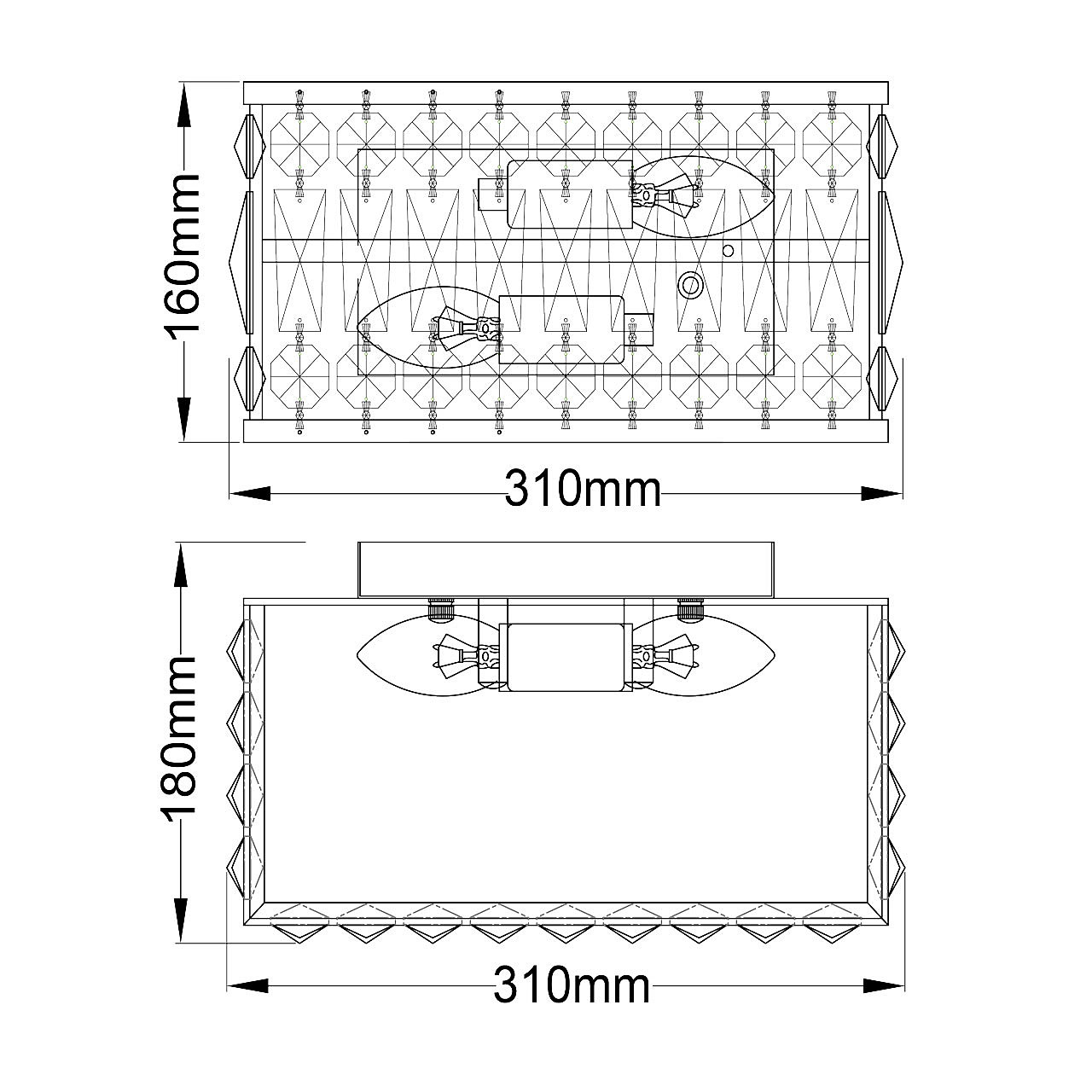 Настенное бра MW Light Монарх 121022202