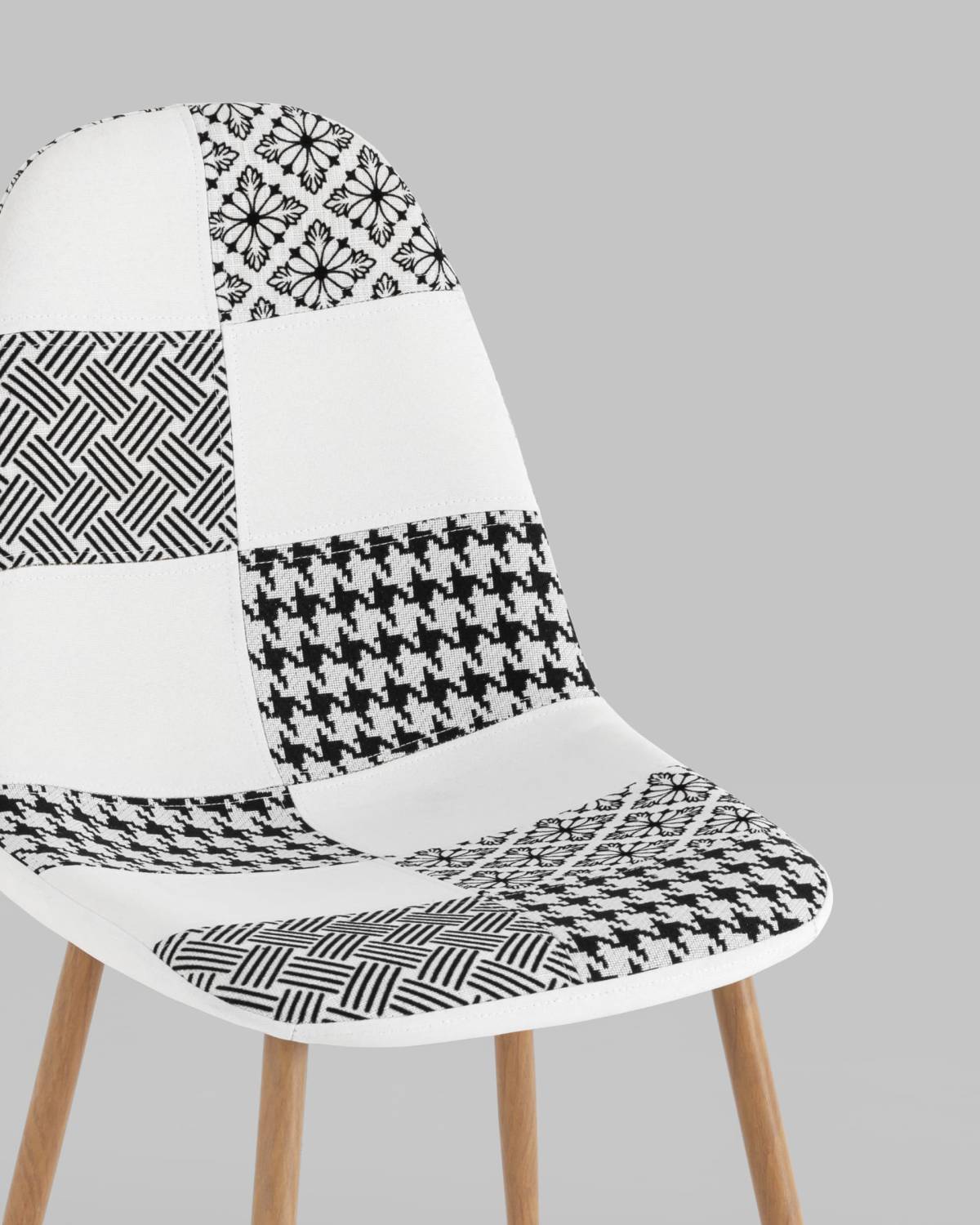 Обеденный стул Stool Group OS-001P-V patchwork bw DUAL