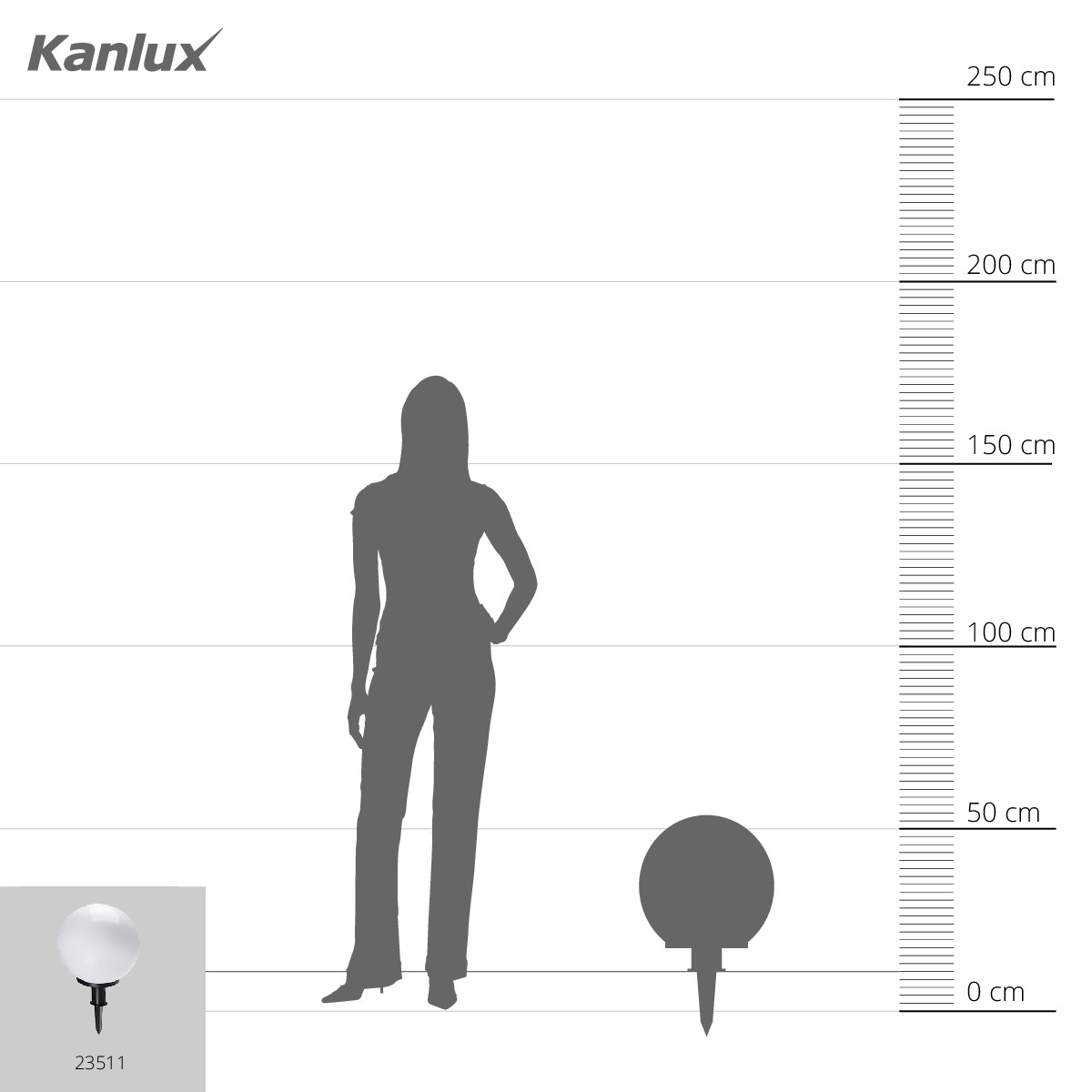 Грунтовый светильник Kanlux Idava 23511