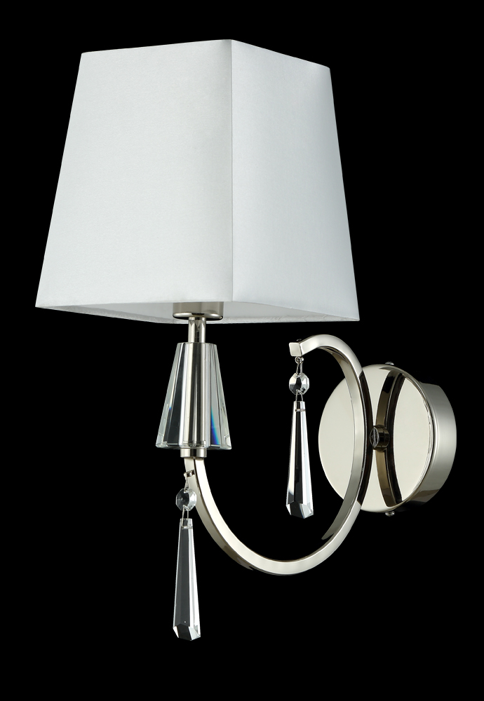 Настенное бра Crystal Lux Marsela MARSELA AP1 NICKEL